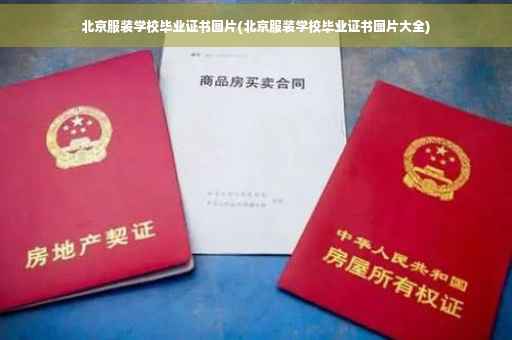 北京服装学校毕业证书图片(北京服装学校毕业证书图片大全)