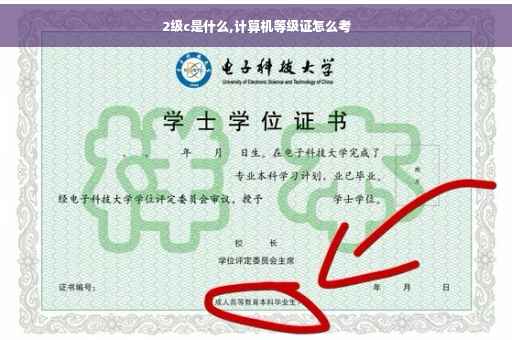 2级c是什么,计算机等级证怎么考