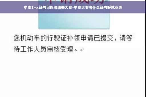 中专3+x证书可以考哪些大专-中专大专考什么证书好就业呢