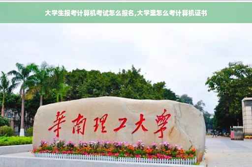 大学生报考计算机考试怎么报名,大学里怎么考计算机证书
