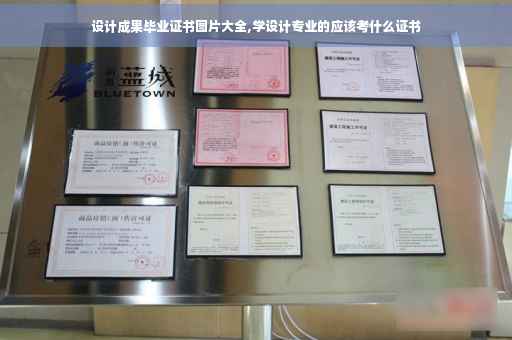 设计成果毕业证书图片大全,学设计专业的应该考什么证书