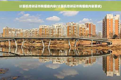 计算机培训证书有哪些内容(计算机培训证书有哪些内容要求)