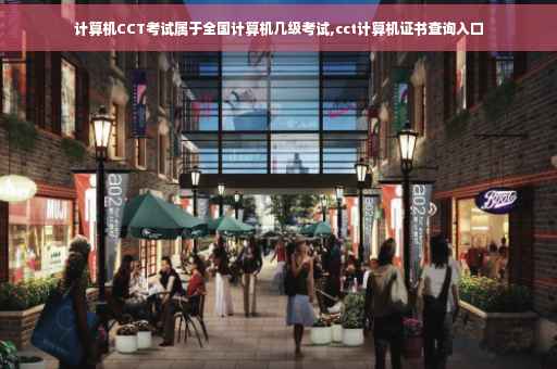计算机CCT考试属于全国计算机几级考试,cct计算机证书查询入口