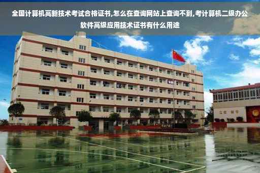 全国计算机高新技术考试合格证书,怎么在查询网站上查询不到,考计算机二级办公软件高级应用技术证书有什么用途