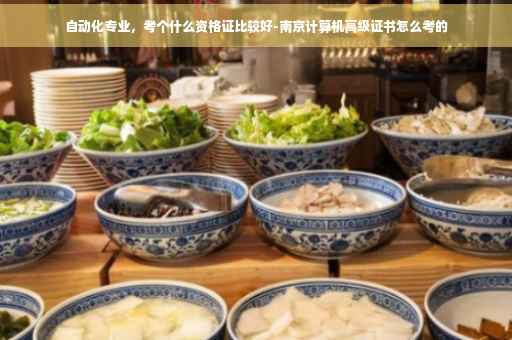 自动化专业，考个什么资格证比较好-南京计算机高级证书怎么考的