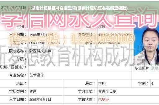 湖南计算机证书在哪里领(湖南计算机证书在哪里领取)