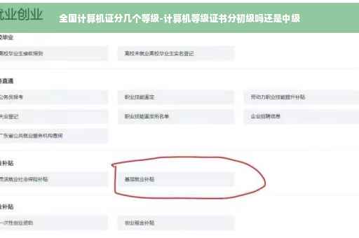 全国计算机证分几个等级-计算机等级证书分初级吗还是中级