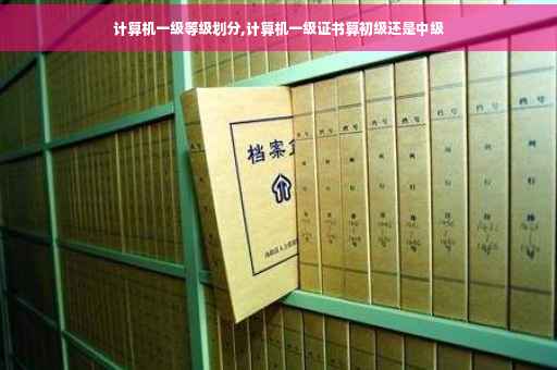 计算机一级等级划分,计算机一级证书算初级还是中级