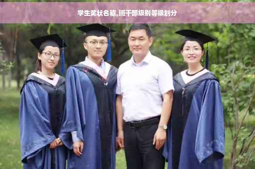 学生奖状名称,班干部级别等级划分