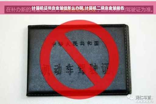 计算机证书含金量低怎么办啊,计算机二级含金量排名