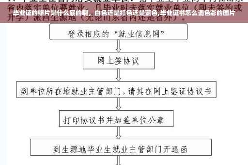 毕业证的照片是什么底的啊，白色还是红色还是蓝色,毕业证书怎么调色彩的图片