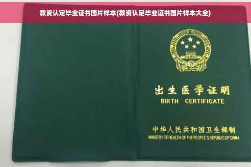 教资认定毕业证书图片样本(教资认定毕业证书图片样本大全)
