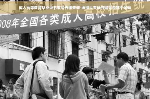成人高等教育毕业证书编号去哪查询-函授大专证书编号是哪个号码