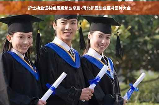 护士执业证书纸质版怎么拿到-河北护理毕业证书图片大全