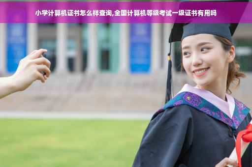 小学计算机证书怎么样查询,全国计算机等级考试一级证书有用吗