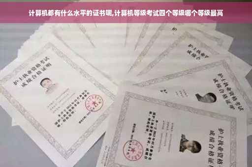 计算机都有什么水平的证书呢,计算机等级考试四个等级哪个等级最高