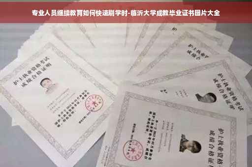 专业人员继续教育如何快速刷学时-临沂大学成教毕业证书图片大全
