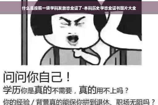 什么是按照一级学科发放毕业证了-本科历史学毕业证书图片大全