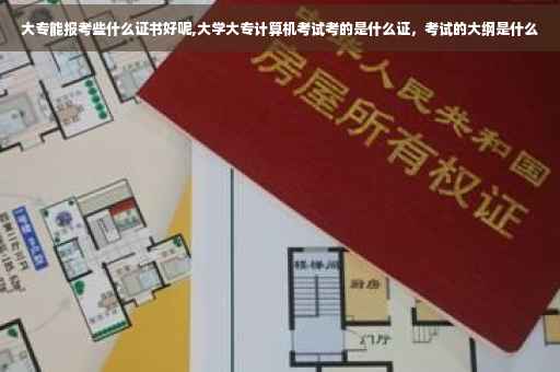 大专能报考些什么证书好呢,大学大专计算机考试考的是什么证，考试的大纲是什么