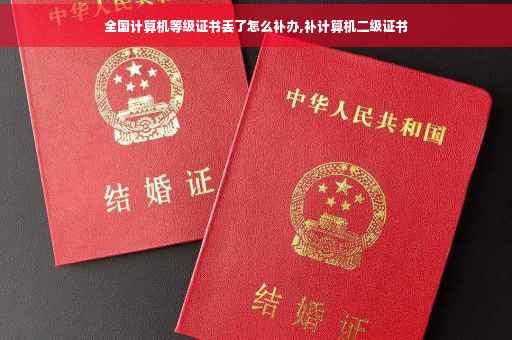 全国计算机等级证书丢了怎么补办,补计算机二级证书