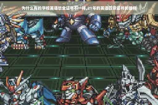 为什么有的学校英语毕业证书不一样,21年的英语四级证书长啥样 为什么有的学校英语毕业证书不一样,21年的英语四级证书长啥样