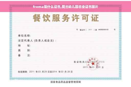 froma是什么证书,荷兰幼儿园毕业证书图片