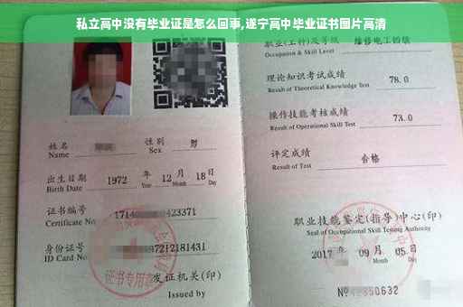 私立高中没有毕业证是怎么回事,遂宁高中毕业证书图片高清