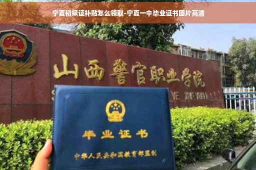 宁夏初级证补贴怎么领取-宁夏一中毕业证书图片高清
