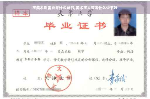 学美术都需要考什么证书,美术学大专考什么证书好