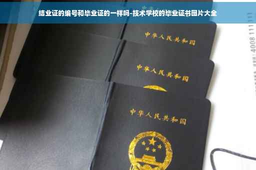 结业证的编号和毕业证的一样吗-技术学校的毕业证书图片大全