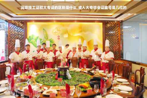 高级技工证和大专证的区别是什么,成人大专毕业证编号是几位的
