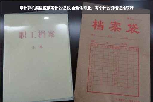 学计算机编程应该考什么证书,自动化专业，考个什么资格证比较好