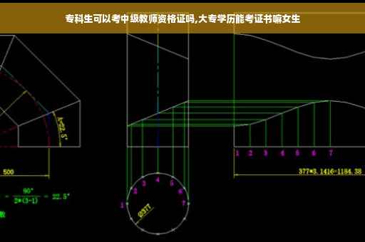 专科生可以考中级教师资格证吗,大专学历能考证书嘛女生