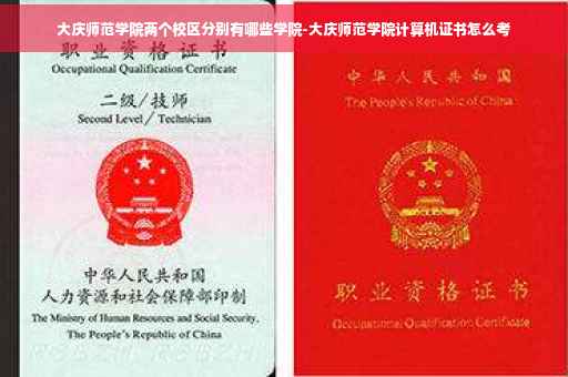 大庆师范学院两个校区分别有哪些学院-大庆师范学院计算机证书怎么考