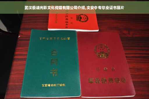 武汉极速光影文化传媒有限公司介绍,文安中专毕业证书图片