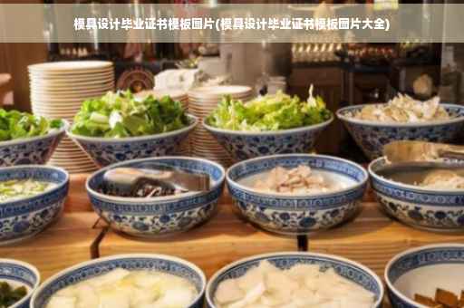 模具设计毕业证书模板图片(模具设计毕业证书模板图片大全)