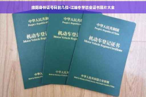 绵阳身份证号码前几位-江油中学毕业证书图片大全