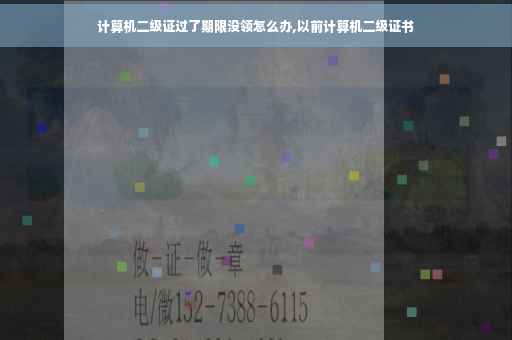 计算机二级证过了期限没领怎么办,以前计算机二级证书