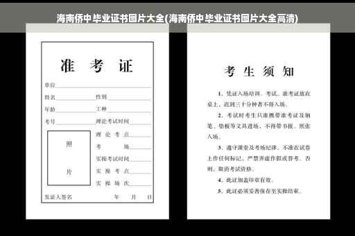 海南侨中毕业证书图片大全(海南侨中毕业证书图片大全高清)