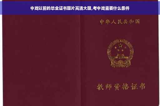 中戏以前的毕业证书图片高清大图,考中戏需要什么条件