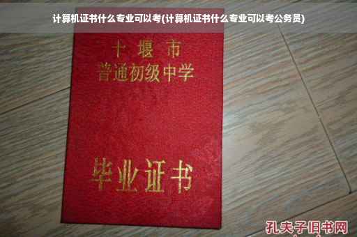 计算机证书什么专业可以考(计算机证书什么专业可以考公务员)