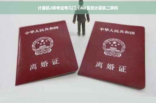 计算机2级考试考几门,CAD算是计算机二级吗