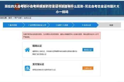 现在的大自考和小自考所颁发的毕业证书到底有什么区别-河北自考毕业证书图片大小一样吗