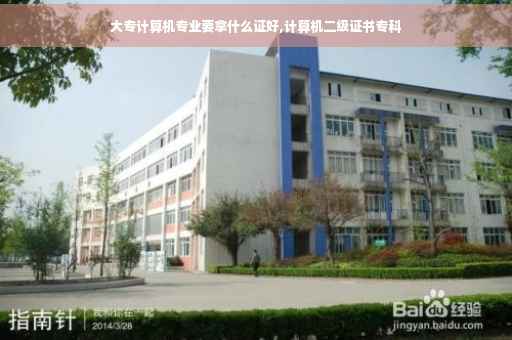 大专计算机专业要拿什么证好,计算机二级证书专科