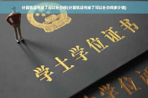 计算机证书掉了可以补办吗(计算机证书掉了可以补办吗多少钱)