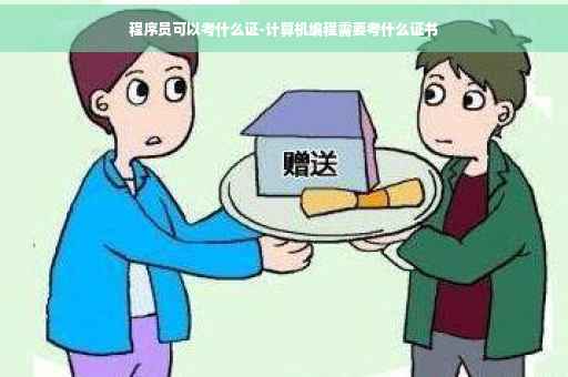 程序员可以考什么证-计算机编程需要考什么证书