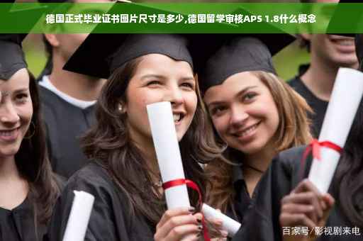 德国正式毕业证书图片尺寸是多少,德国留学审核APS 1.8什么概念