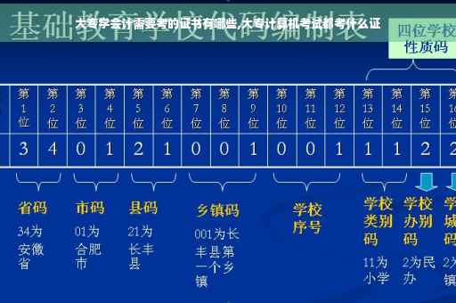 大专学会计需要考的证书有哪些,大专计算机考试都考什么证