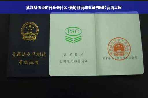 武汉身份证的开头是什么-蔡甸职高毕业证书图片高清大图