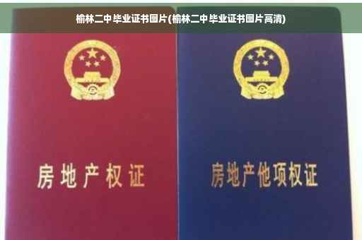 榆林二中毕业证书图片(榆林二中毕业证书图片高清)